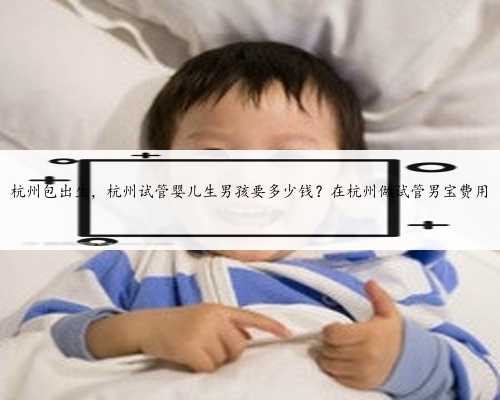 <b>杭州包出生，杭州试管婴儿生男孩要多少钱？在杭州做试管男宝费用</b>